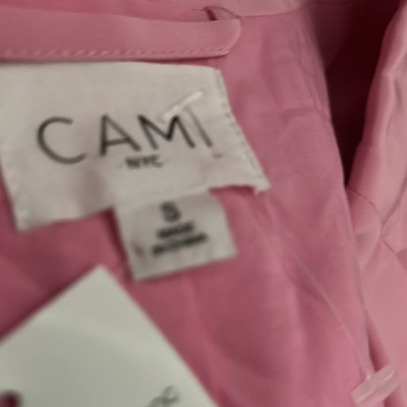 CAMI NYC Owen Linen Blazer in Candy Candy Women's Pink Blazer Size Smalll - Picture 2 of 8